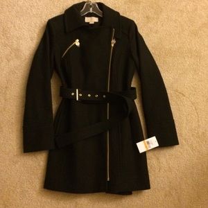 Michael Kors wool blend Trench Coat