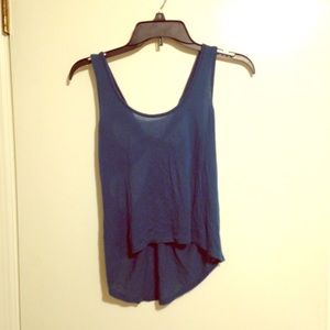 Kirra Turquoise Tank Crop Top