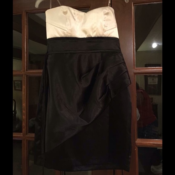 Strapless black dress.  Sale!