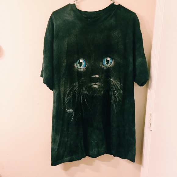 black tie dye tee