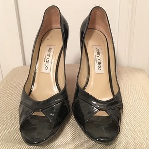 Jimmy choo peep toe heels