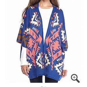 Flying Tomato Aztec Cardigan