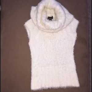 Shimmer cowl neck sweater!