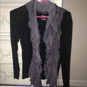 Black/gray scarf