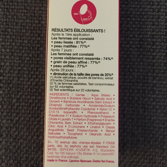 BNWT Sephora Pore Refining Serum 40 ml - Picture 3 of 4
