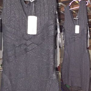 Forever 21 Shimmery Black Bodycon Mini