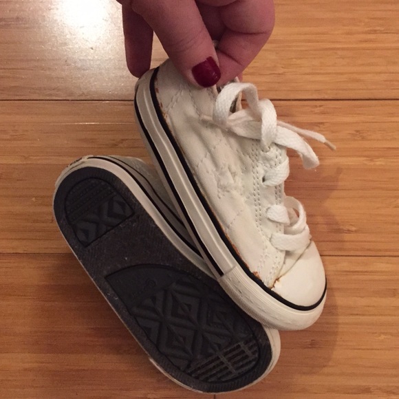 🚫🚫🚫sold Converse all-star baby toddler white - Picture 1 of 4