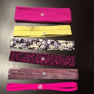 Lululemon headbands includes all 6 shown!!!!!