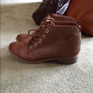 Brown booties