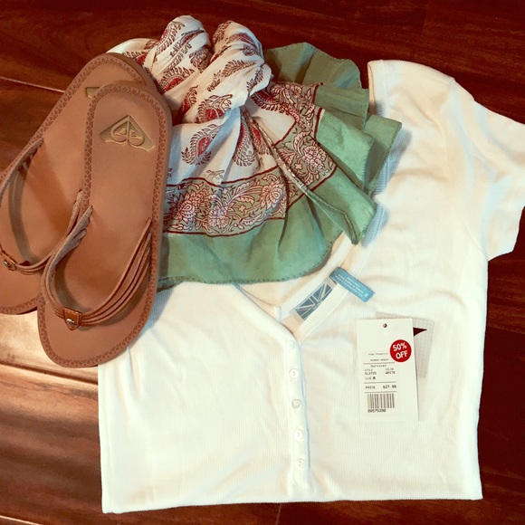 Survival - white ribbed t-shirt