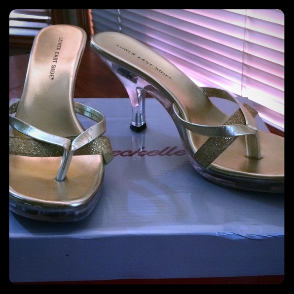 Gold Light-up Heels