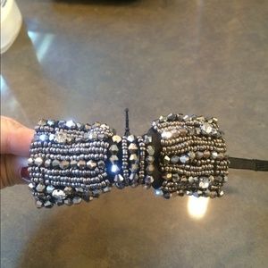 Jcrew bow crystal headband