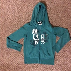 Women's turquoise hoodie
