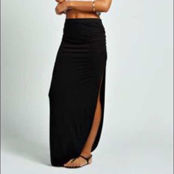 Old navy side slit maxi skirt