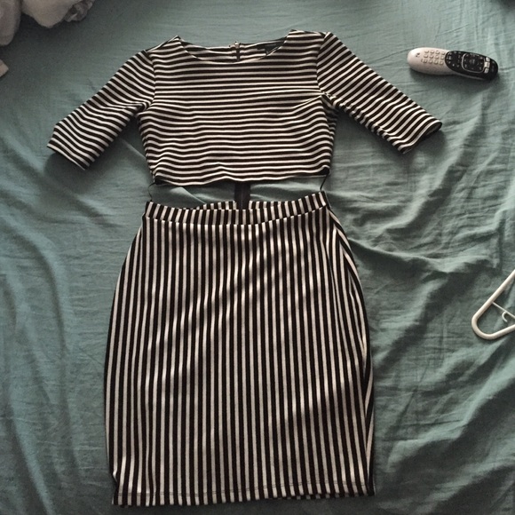 Super cute two piece outfit .