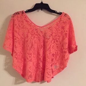 Peach blouse