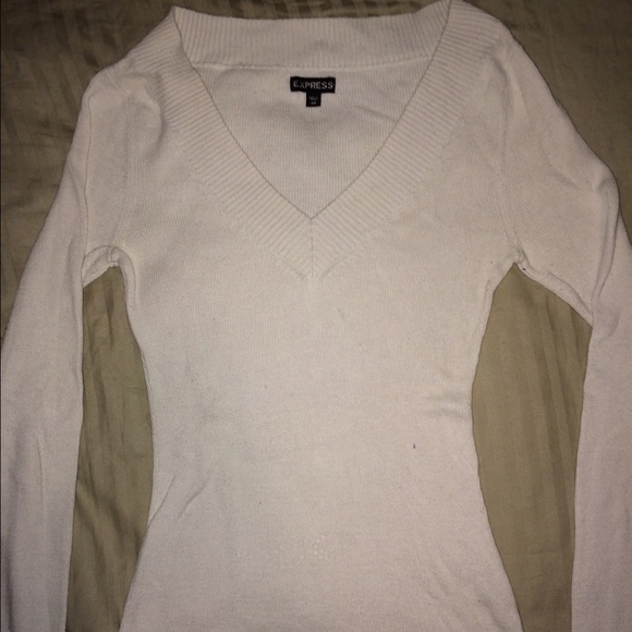 White Express Sweater