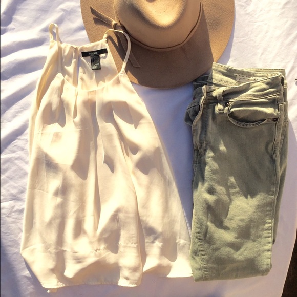 Olive Green Jeans