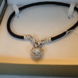 Judith Ripka sterling silver necklace