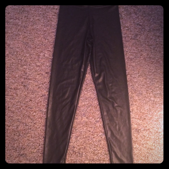 Pleather leggings