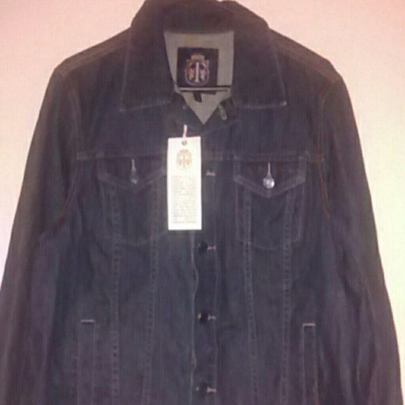 Talbots new dark denim jacket