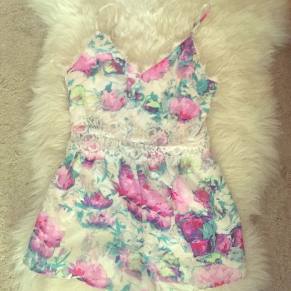 Cute Floral Romper
