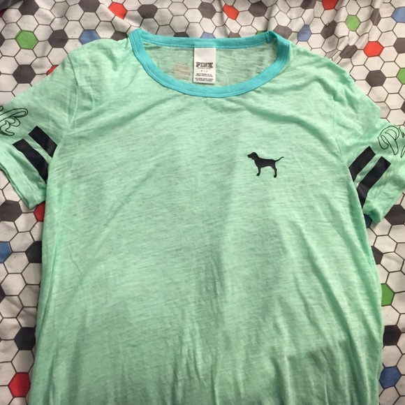 Pink vs green tshirt