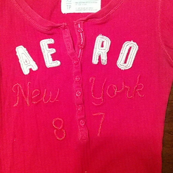 Aeropostale red t-shirt size xs - Picture 2 of 2