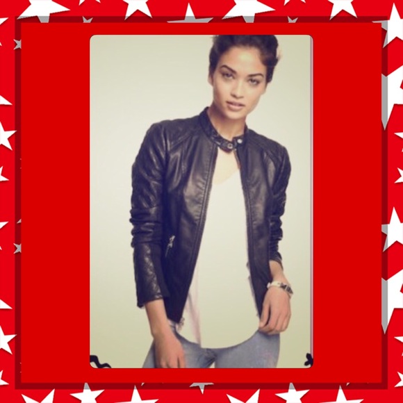 Fake  leather jacket
