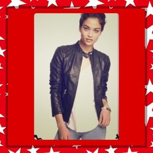 Fake  leather jacket