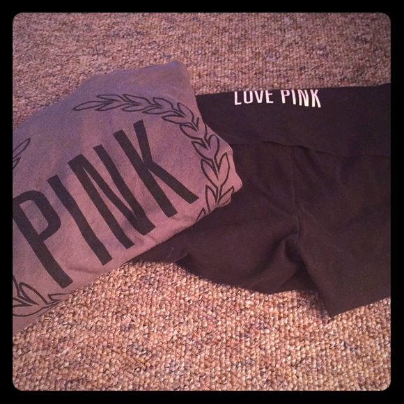 PINK Victoria's Secret sweatshirt and legging set