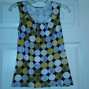 Polka dot Sleeveless top