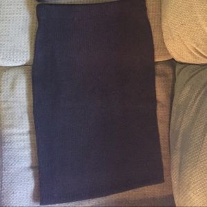 2 piece and black and white skirt.