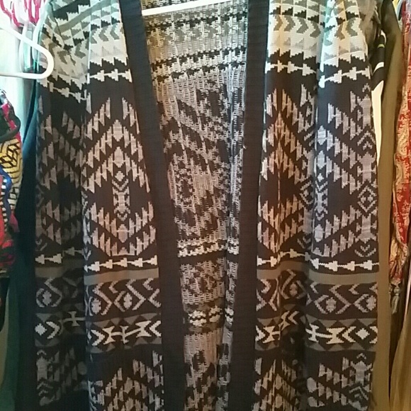 Oversized Fall Aztec Cardigan