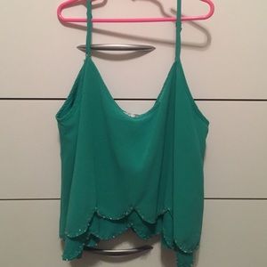 Beaded crop top