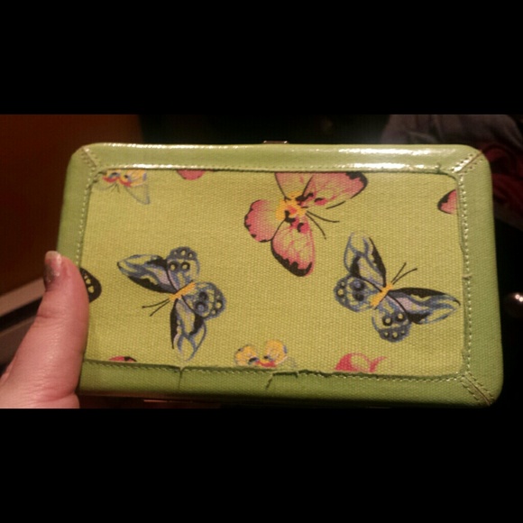 Mint Green Butterfly wallet