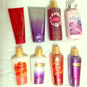 Victoria secret and bath&body products