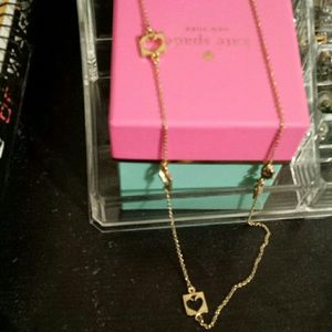 Kate spade open spade necklace