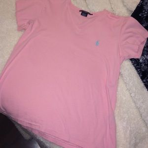 Polo vneck tee