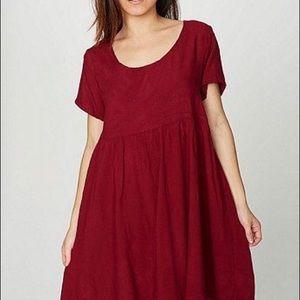 American Apparel Babydoll dress Wine