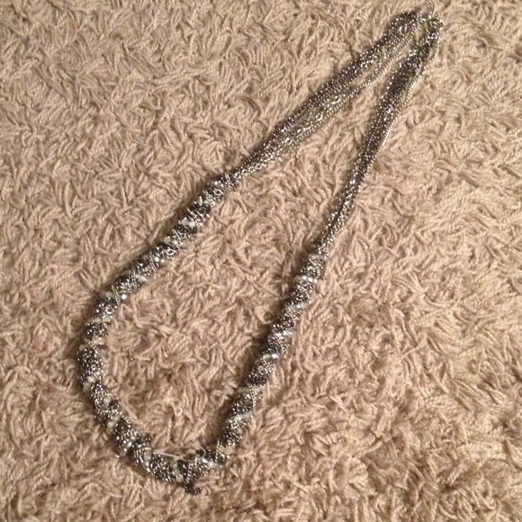 Multi chain mid length necklace