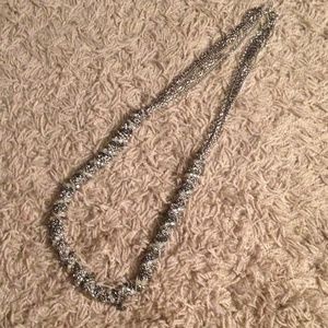 Multi chain mid length necklace