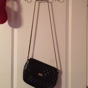 Black handbag