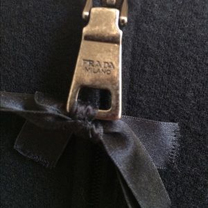 Prada Dresses - Prada Wool Flounce Little Black Dress Prada Dresses - Prada Wool Flounce Little Black Dress