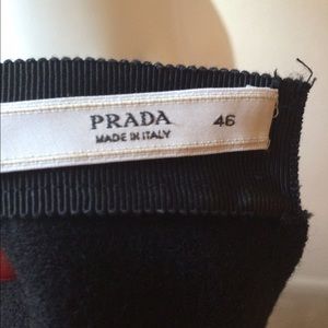 Prada Dresses - Prada Wool Flounce Little Black Dress Prada Dresses - Prada Wool Flounce Little Black Dress