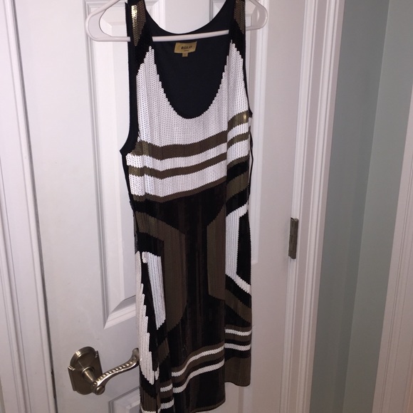 Beulah Sequined Mini Party Dress, size L