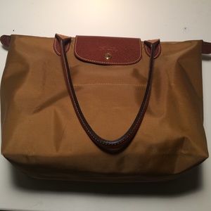 Longchamp Camel Le pliage bag