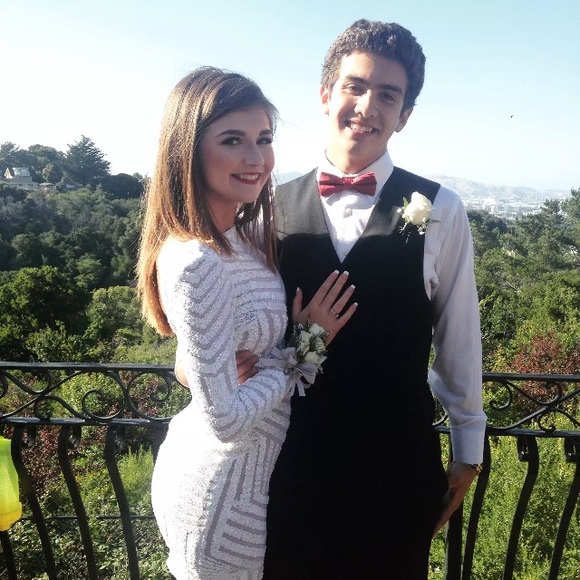 'Lola' sequin body con dress - Picture 3 of 4