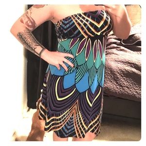 Beautiful patterned tube dress