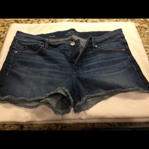 The Loft denim shorts